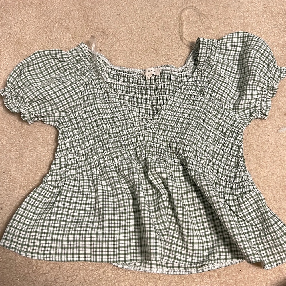 Pacsun sage green blouse